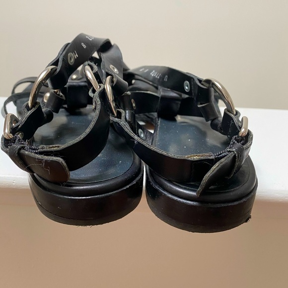 Stuart Weitzman Leather Stud Gladiator Sandal - Picture 10 of 10